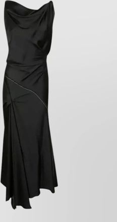 Victoria Beckham ruffled v-neck short-sleeve midi dress