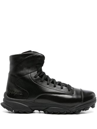 [OPEN YY] / ☆ 24FW SUEDE MOUNTAIN BOOTS / BLACK Yohji Yamamoto: Black Winter Shoes now up to −71% | Stylight