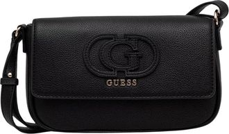 Guess Dames, Tassen, Zwart, Maat: ONE Size Leer