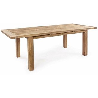 BIZZOTTO Tavolo allungabile Bounty in legno di Teak Riciclato da giardino 180/250 x 100 cm