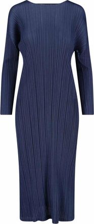 Pleats Please Issey Miyake Pleated Midi Dress