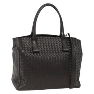 Bottega Veneta Pre-owned Tote Bags, female, Black, Size: ONE SIZE Pre-owned Vintage Tote Bag