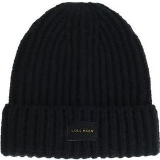 Cole Haan Chunky Cuff Beanie in Caviar at Nordstrom Rack