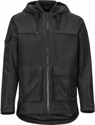 Marmot Mens Bennu Parka Jacket In Black