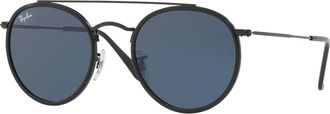 Ray-Ban Men & apos;s RB3647 Round Double-Bridge Sunglasses