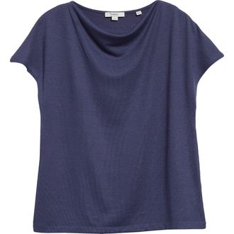 Vince Cowl Neck Top in Dark Peri at Nordstrom Rack, Size X-Large