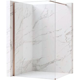 Rea Pared De La Ducha Rea Flexi Transparent Brush Copper 110 Transparent