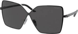 Prada PR 50YS Symbole 1AB5S0 Womens Sunglasses Black Size 64