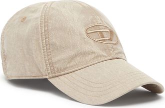 Diesel Baseball cap with embroidered Oval D - Caps - Man - Beige
