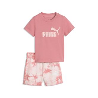 Puma Completo T-shirt e shorts Essentials Tie-Dye per bimbi ai primi passi, Accessori, Rosa, 12-18M