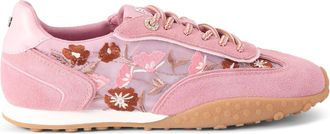 Kurt Geiger Womens Suede Lavender Sneakers - Pink - Size UK 5