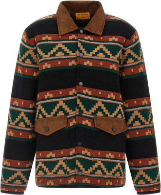 Guest In Residence corduroy-collar jacket - Black