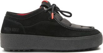Moon Boot Mtrack Wallaby panelled suede sneakers - men - Calf Suede/Polyester/Bovine Split Leather/Polyester/Polyurethane/Rubber - 42 - Black