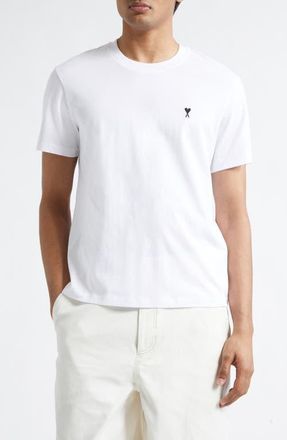 Ami Ami de Coeur Cotton T-Shirt in Blanc at Nordstrom, Size X-Large