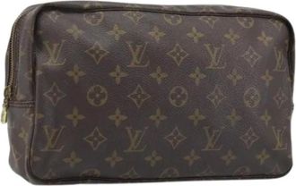 Louis Vuitton Pre-owned Clutches, female, Brown, Size: ONE SIZE Pre-owned Monogram Canvas Clutch Bag