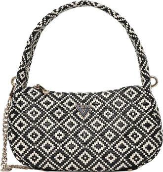 Guess Rianee - Dames - Schoudertassen - Zwart - ONE Size - Polyester - Tassen