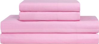 Juicy Couture Royal Dreams 300 Thread Count Sateen Sheet Set in Pink at Nordstrom Rack, Size Queen