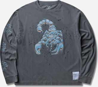 SATISFY Men s MothTech Long T-Shirt Faded Black