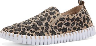 Ilse Jacobsen Tulip 3972LEO Womens Dress Flat Shoes Latte : EU 40 (US Womens 10) M, Faux Leather