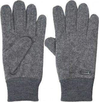 HUGO BOSS Kalsper Handschoenen - unisex - Handschoenen - Grijs - M/L - Wol - Accessoires