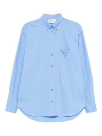 Coperni Camicia Boyfriend a quadri - Blu