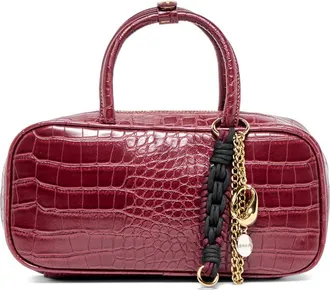 Dolce Vita Flyn Croco Satchel