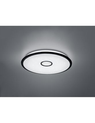 Trio Lighting Plaf&oacute;n Led Negro Con Mando A Distancia 50w Okinawa