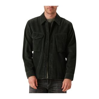 Butcher of Blue Heren, Jassen, Groen, Maat: L Corduroy