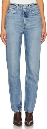 A Gold E High Rise Stovepipe Straight Cotton Jean In Melody