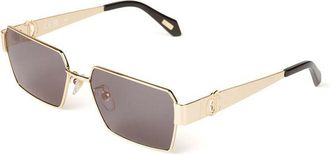 Just Cavalli Unisex Sunglasses Polished Rose Gold Metal Eyewear