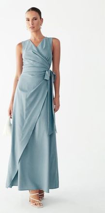 Willa Hattie Maxi Dress in Dusty Blue at Nordstrom, Size 14
