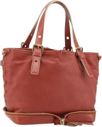 Chlo&eacute; Pre-owned Handtas - Dames - Vintage Handtas - Rood - ONE Size - Leer - Vintage