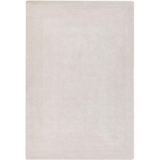 Beliani Area Rug Light Beige Viscose and Wool Solid Pattern 160 x 230 cm Modern Glam Style AMADO