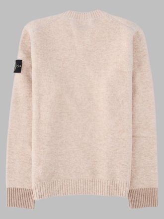 Stone Island Alpaca & Virgin Wool Blend Sweater - Beige