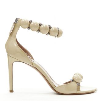 Alaia Alaia La Bombe ball embellished studded patent sandal