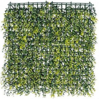 BIZZOTTO Bizzotto - Sprouts De Pared Sint&eacute;tica Buxus En Polietileno 50x50 Cm