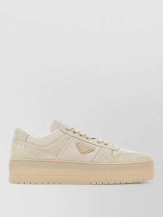 Prada fabric low-top sneakers