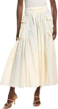 Gracia Long Parachute Cargo Skirt