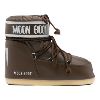 Moon Boot Icon Low Nylon Boot - Dames - Schoenen - Bruin - Maat: 36 EU Nylon