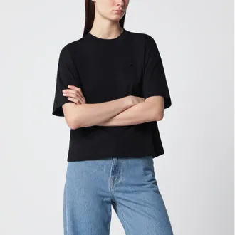 Carhartt Work in Progress T-shirt corta Chester in cotone bio nera