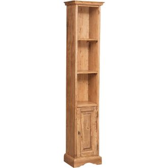 Biscottini International Biscottini - Piccola libreria in legno massello di tiglio finitura naturale 40x30x196 cm
