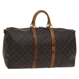 Louis Vuitton Pre-owned Weekend Bags, female, Brown, Size: ONE SIZE Pre-owned Boston Bag