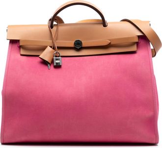 Herm&egrave;s Pre-owned Hermes Toile Herbag Zip 39 Ladies 6U6MMXW8HSSBJ7EG