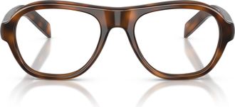 Prada 0pr C12v Aviator-Inspired Tortoiseshell Acetate Prada Eyeglasses