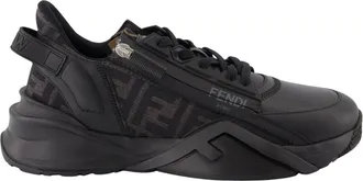 Fendi Sneakers, male, Black, Size: 11 US Flow Sneakers