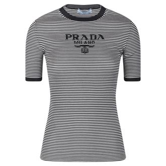 Prada Dames, Truien, Veelkleurig, Maat: L Zijde