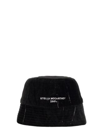 Stella McCartney Black Logo Bucket Hat