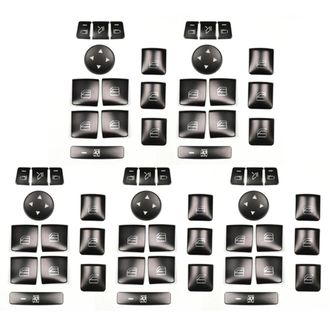OEM 60 Pegatinas Para La Cubierta Del Interruptor De La Ventana Del Reposabrazos De La Puerta Del Coche