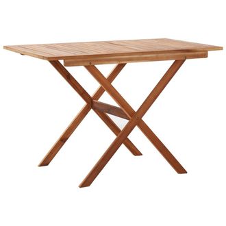 vidaXL Mesa De Jard&iacute;n De Madera Maciza De Acacia 110x67x74 Cm Vidaxl