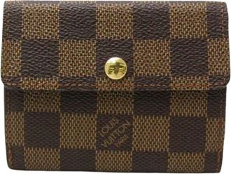 Louis Vuitton Pre-owned Canvas wallets - Dames - Vintage Accessoires - Bruin - ONE Size - Vintage